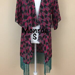 LuLaRoe Monroe Cover Up/Kimono brand new with tags